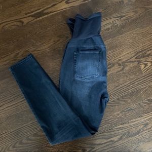 Maternity full panel jeans, dark blue, size 29
